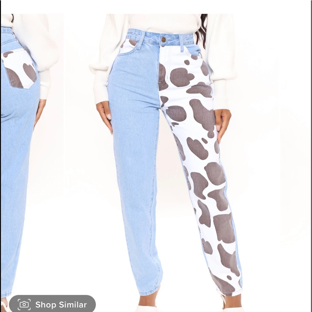 Got Mooooves Non Stretch Mom Jeans